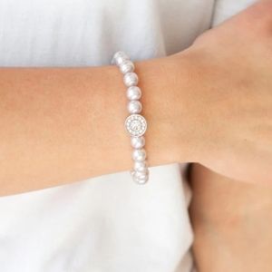 Paparazzi Fashion Jewelry  Follow My Lead Silver Bracelet